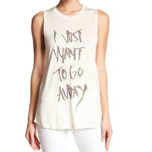 Haute Hippie I Want To Go Away Muscle Tank Top